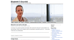 Desktop Screenshot of elizabethchurchill.com