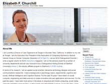 Tablet Screenshot of elizabethchurchill.com